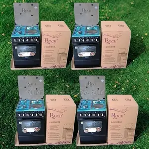 Innovative Long-Lasting 3 Gas Burners+1 Hotplate Free Standing Cooker