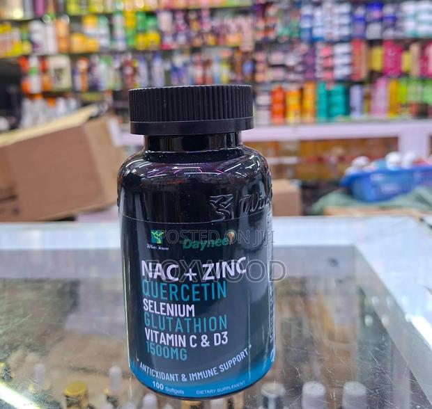 NAC, Zinc, Quercetin, Selenium, , and Vitamins C D3. - main view
