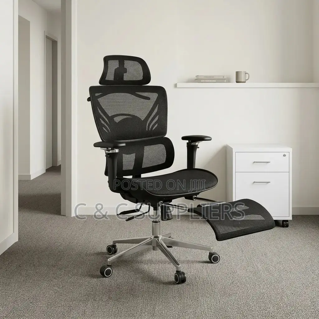 Executive Mesh Chair With Footrest