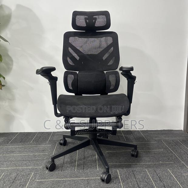 Executive Mesh Chair With Footrest - thumbnail 8