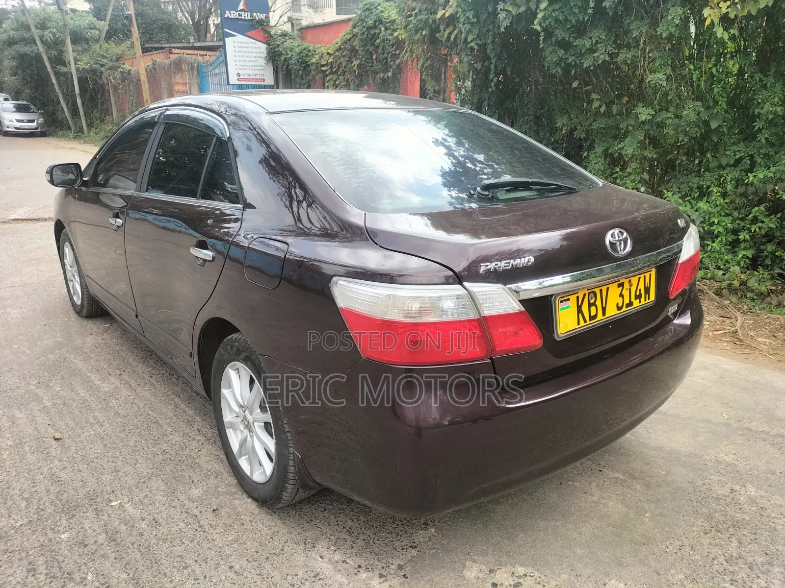Toyota Premio 2007 Burgundy