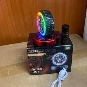 . Solar Rotating Wheel Car Air Freshener With Essential Oils