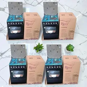 Rust-Resistant Stylish 3 Gas Burners+1 Hotplate Free Standing Cooker