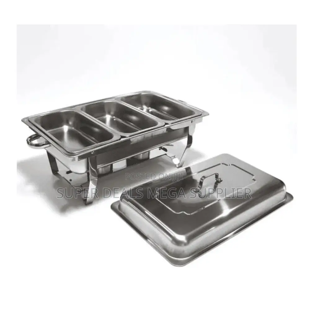Wholesale Prices 11L Stainless Steel Triple Chafing Dish