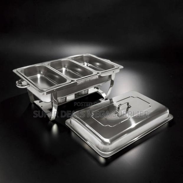 Factory Prices 11L Stainless Steel Triple Chafing Dish