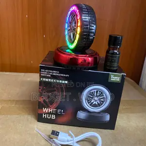 . Rotating Solar Wheel Aromatherapy Car Ornament