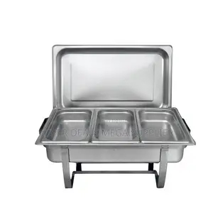 Manufacturer Direct Prices 11L Stainless Steel Triple Chafing Dish