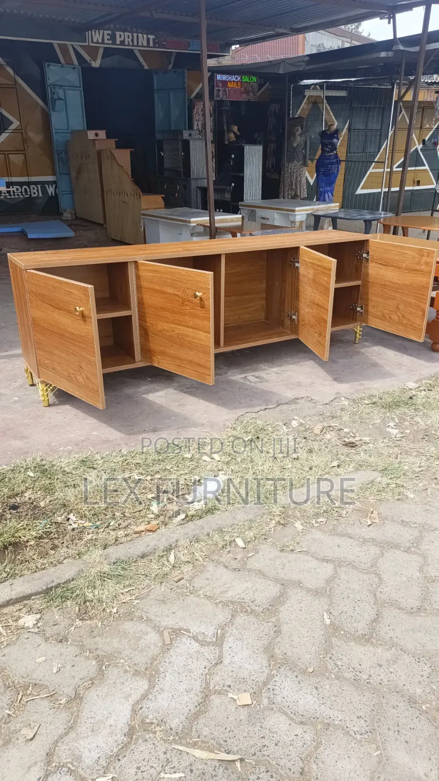 5fts Brown TV Stand
