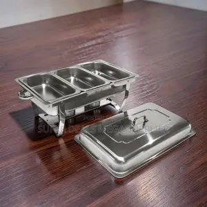 Bulk Discounts 11L Stainless Steel Triple Chafing Dish