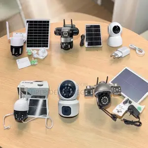 Instant Alerts 4G Wifi Rotating Dual Triple Lens Solar Cameras