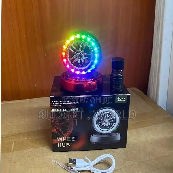 Dashboard Wheel Solar Fragrance Diffuser With Essential Oils