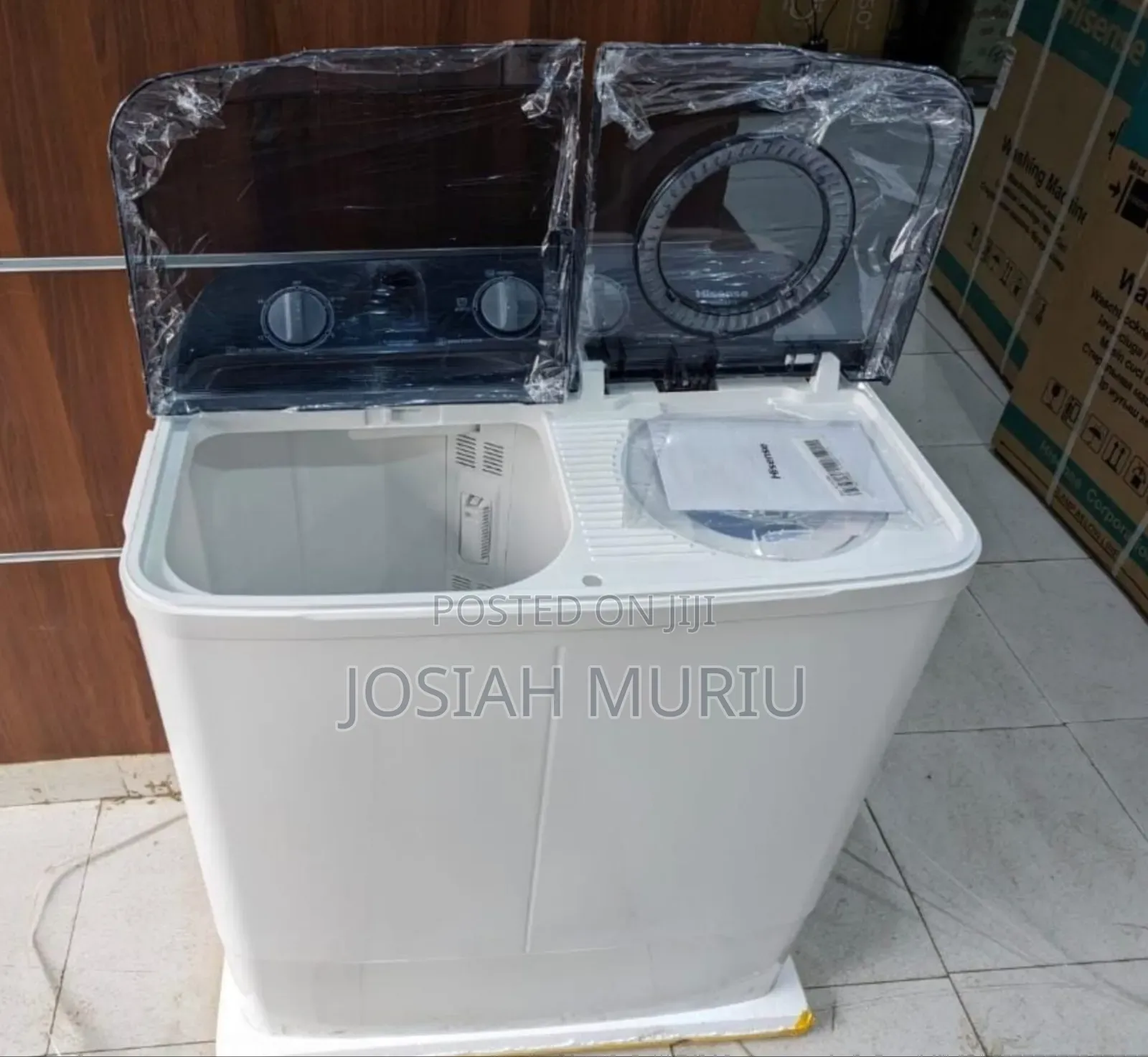 Hisense Washing Machine 
8kg Twin Tub