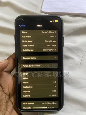 Apple iPhone XS Max 64 GB Gold