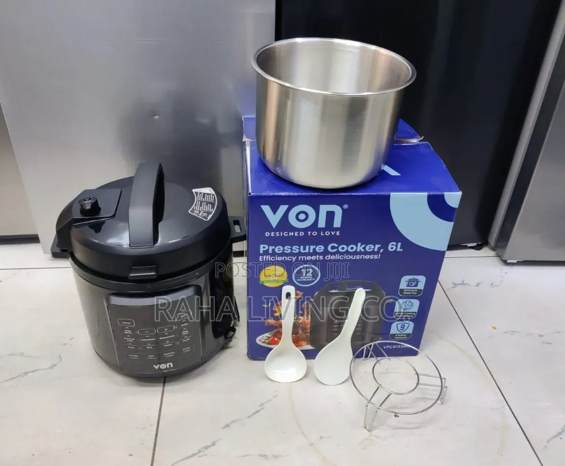 Von 6 Litre Electric Pressure Cooker