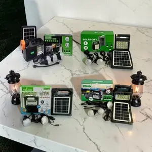 Emergency-Ready Portable Home Solar Lighting System Kits Led Bulbs