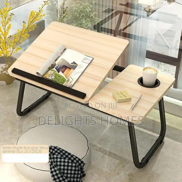 Adjustable Tilting Laptop Folding Table Stand_ele - thumbnail 3