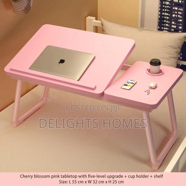 Adjustable Tilting Laptop Folding Table Stand_ele - thumbnail 4