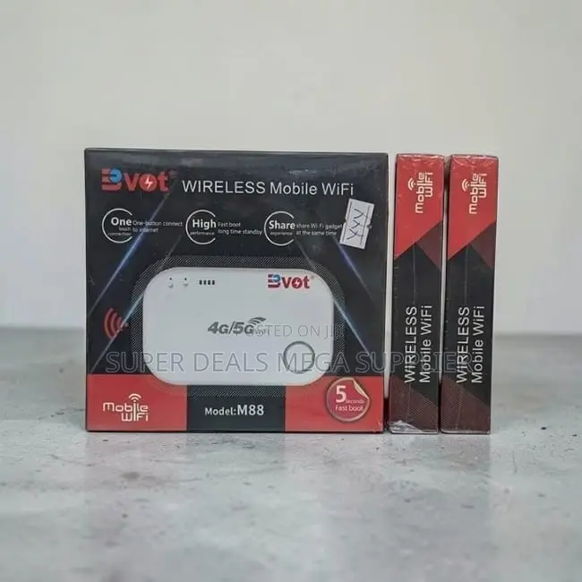 Travel Ready Bvot 4G LTE Wi-Fi Portable Pocket Mifi Router