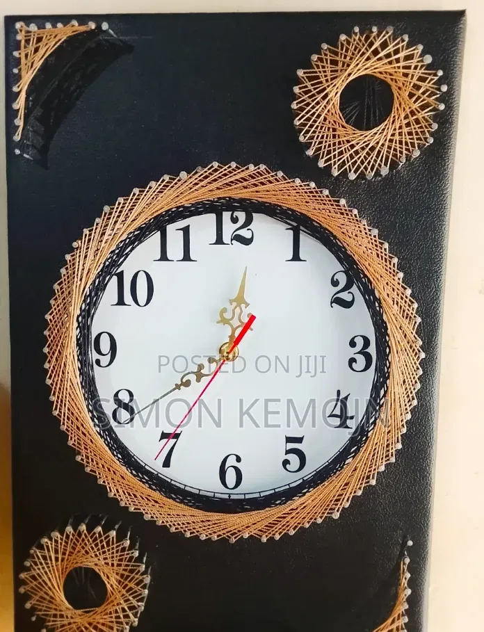Thread Art Wallclock