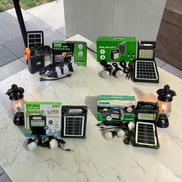 Off-Grid Friendly Portable Home Solar Lighting System Kits Led Bulbs - thumbnail 2