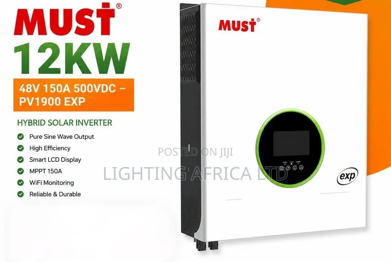 Must 12kva - 48v VHM Hybrid Inverter 500 VDC