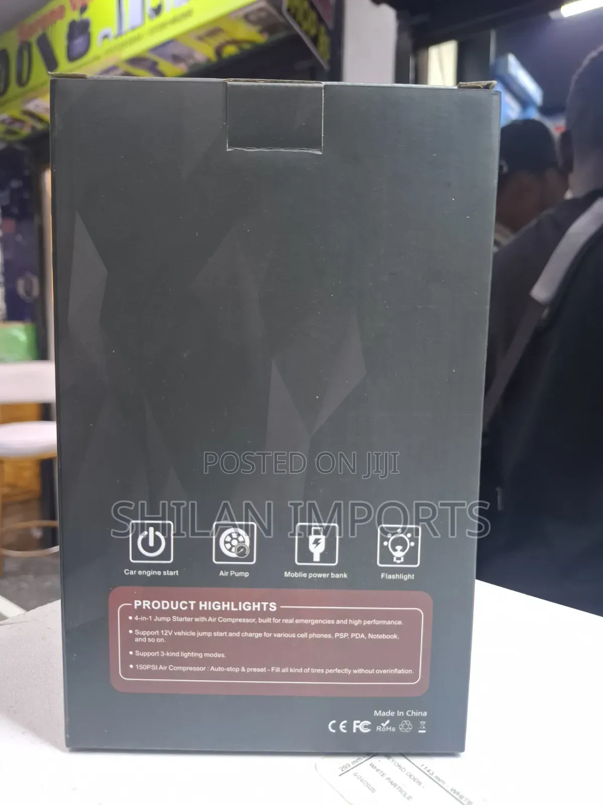 4in1 Jumpstarter With Tyre Inflation