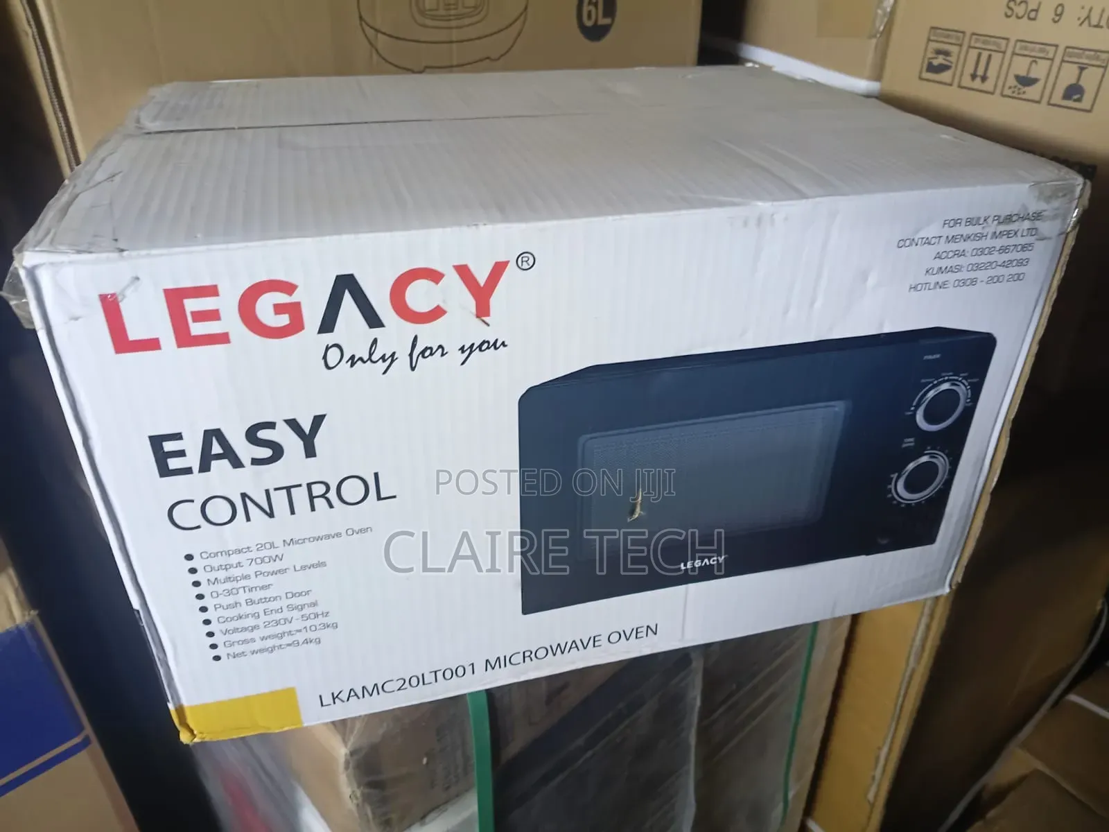 Legacy 20 Litres Microwave – Fast Heating Defrosting