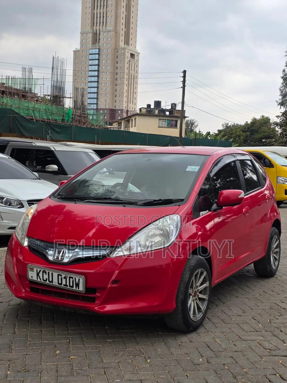 Honda Fit 2012 Red