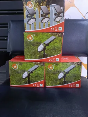 4 Pieces SunChaser Max: Auto-Charge Solar Spotlight