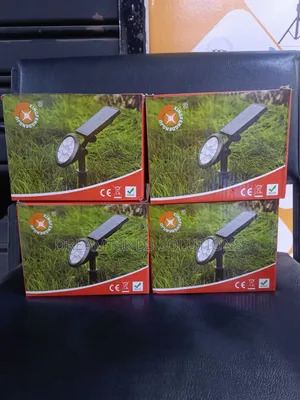 4pcs. ZenithBeam: Weatherproof Solar Yard Light ,