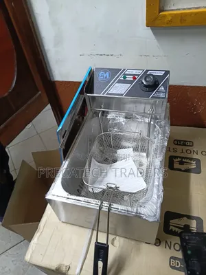 ElectroMate Single Tank Electric Deep Fryer With Lid