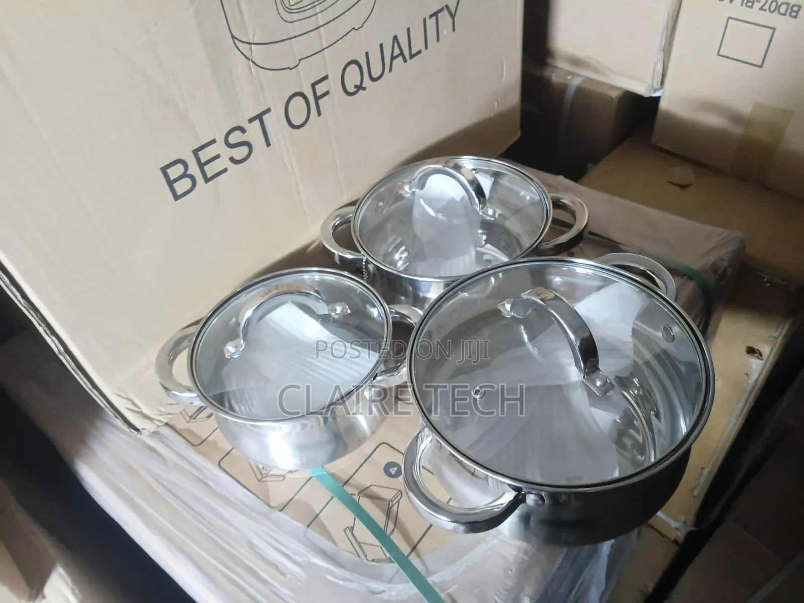 Edenberg 6PCS Non-Stick Sufuria Set – Elegant Energy Efficient