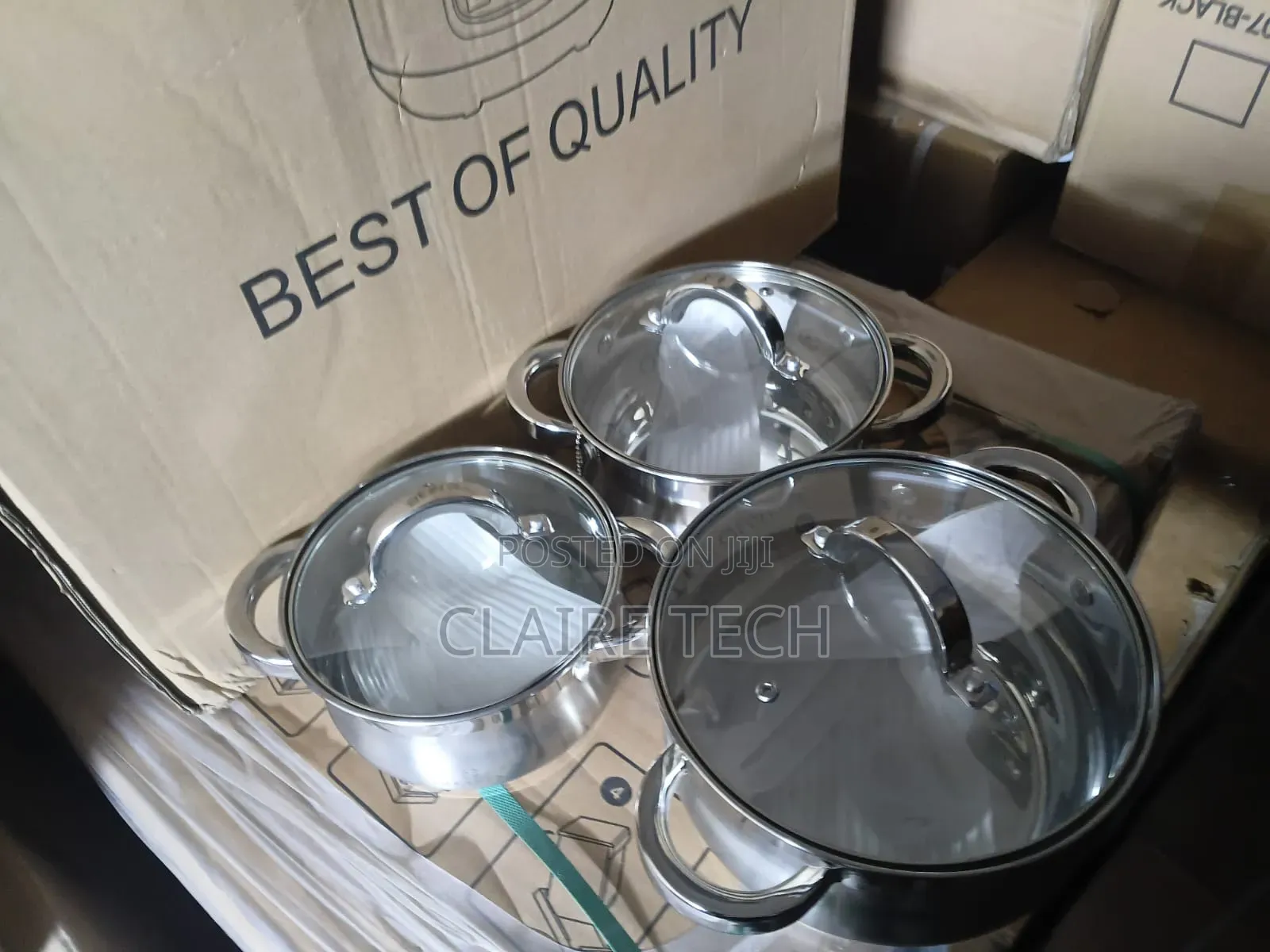 Edenberg 6PCS Non-Stick Sufuria Set – Elegant Energy Efficient