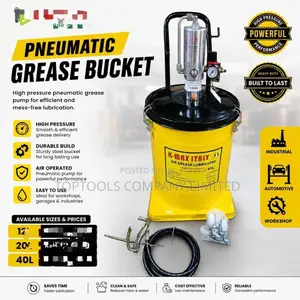 High Pressure Pneumatic Grease Bucket 12ltrs