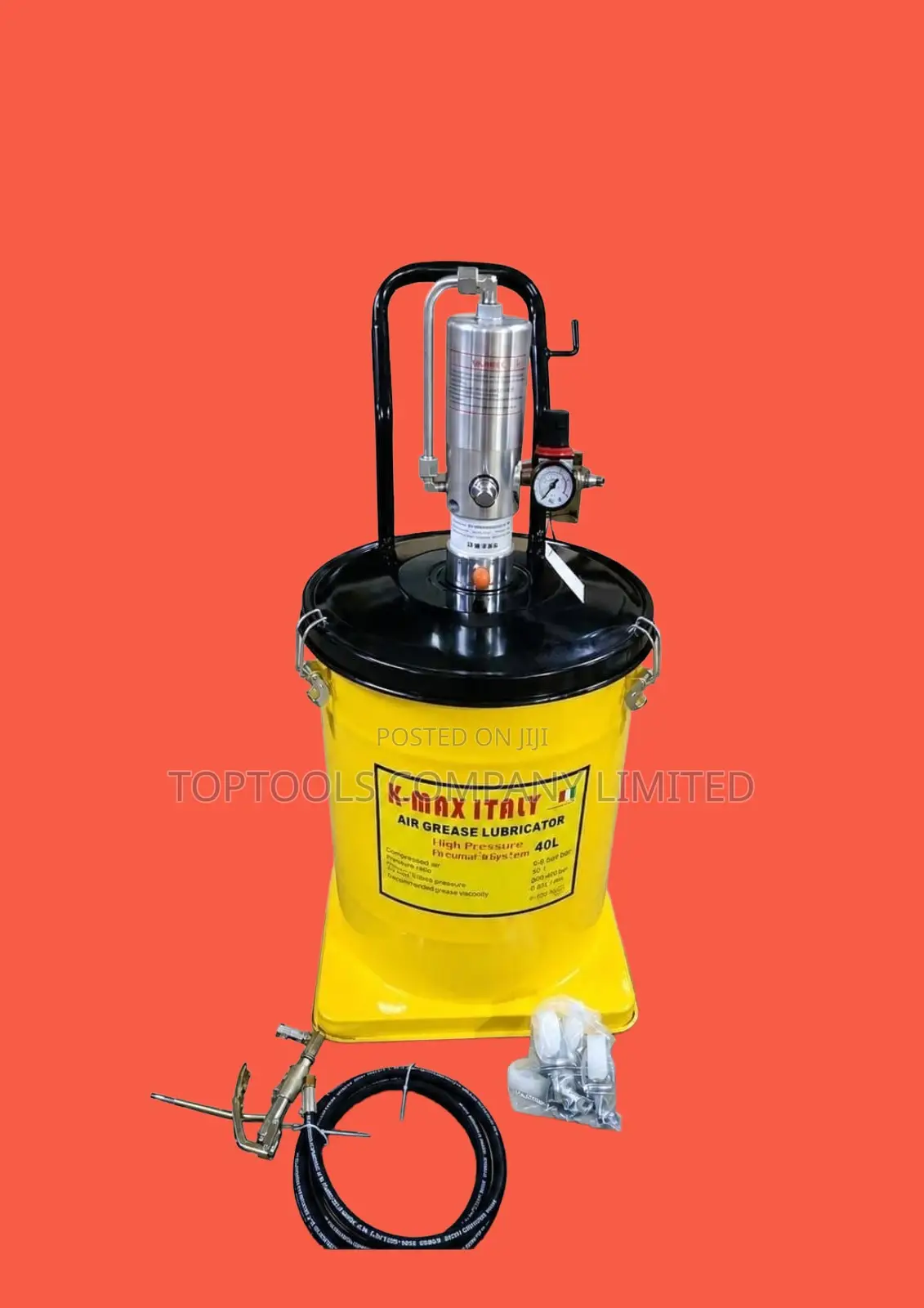 High Pressure Pneumatic Grease Bucket 12ltrs