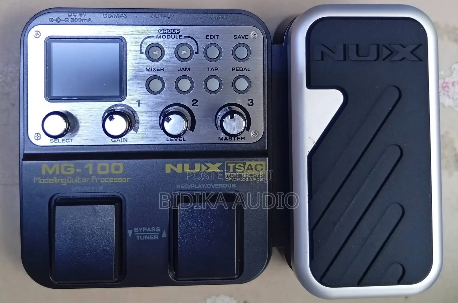 NUX MG-100 Guitar Multi-Effects Pedal – Digital Processor With Built-