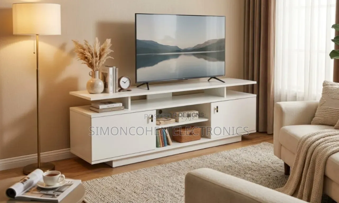 Oslo Modern Wooden TV Stand 5ft With Led Light