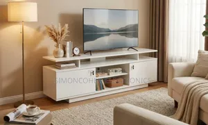 Oslo Modern Wooden TV Stand 5ft With Led Light
