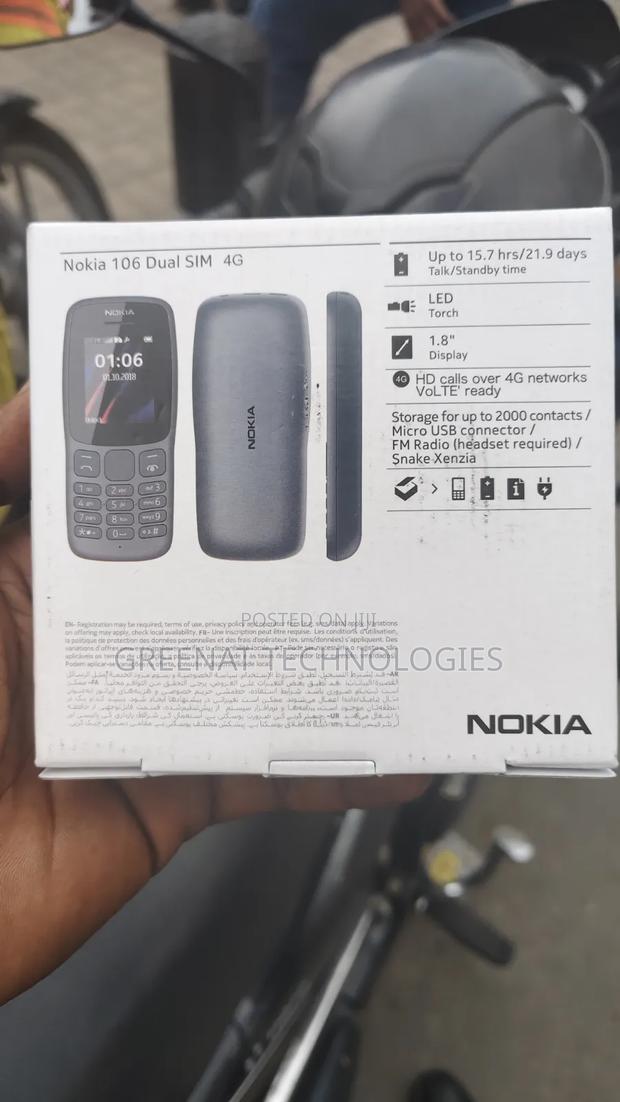 New Nokia 106 Gray - thumbnail 3