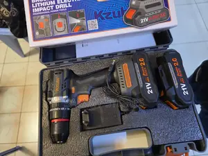 Kzubr 21V Rechargeable Cordless Drill Set – 2.0Ah Batteries Charger