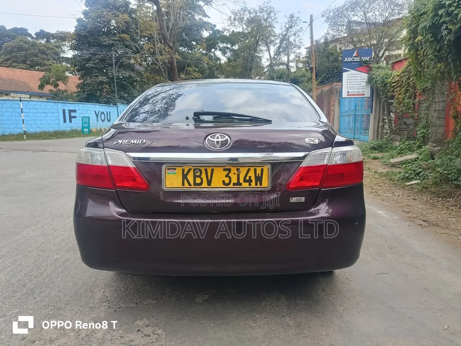 Toyota Premio 2007 Burgundy