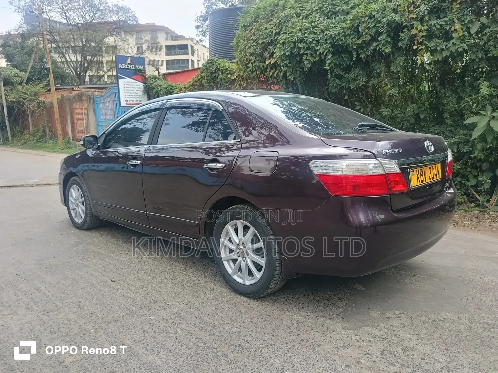 Toyota Premio 2007 Burgundy