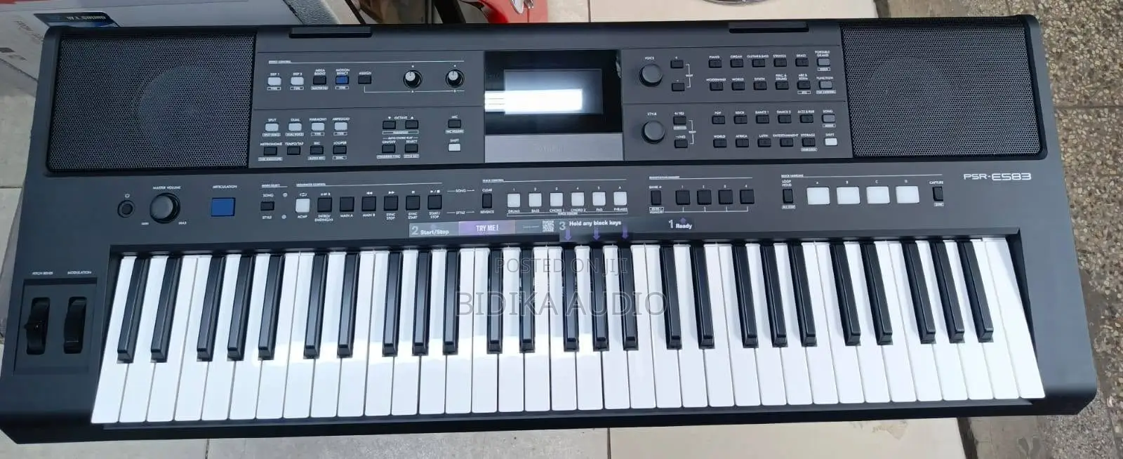 Brand New Yamaha PSR-E583 Digital Keyboard – Latest Model 61-Key Piano