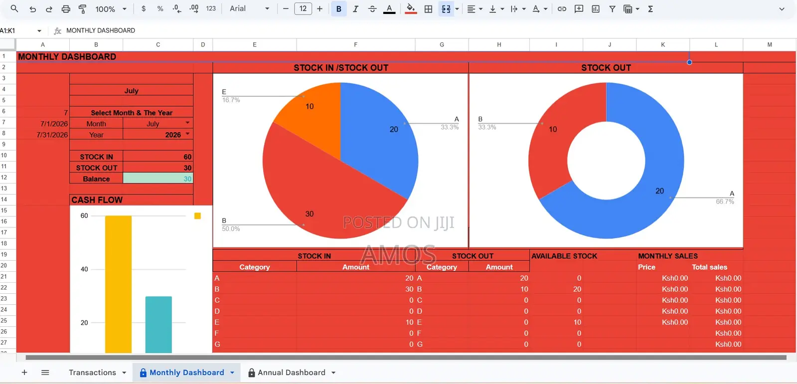 Inventory Control Tracker
