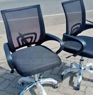 Secretarial Office Chair Without Headrest