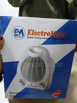 ElectroMate 2000W Electric Fan Heater – Fast Room Heating