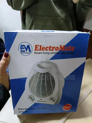 ElectroMate 2000W Electric Fan Heater – Fast Room Heating