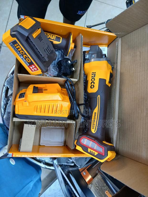 New Ingco Cordless Grinder 20v 4.0Ah - main view