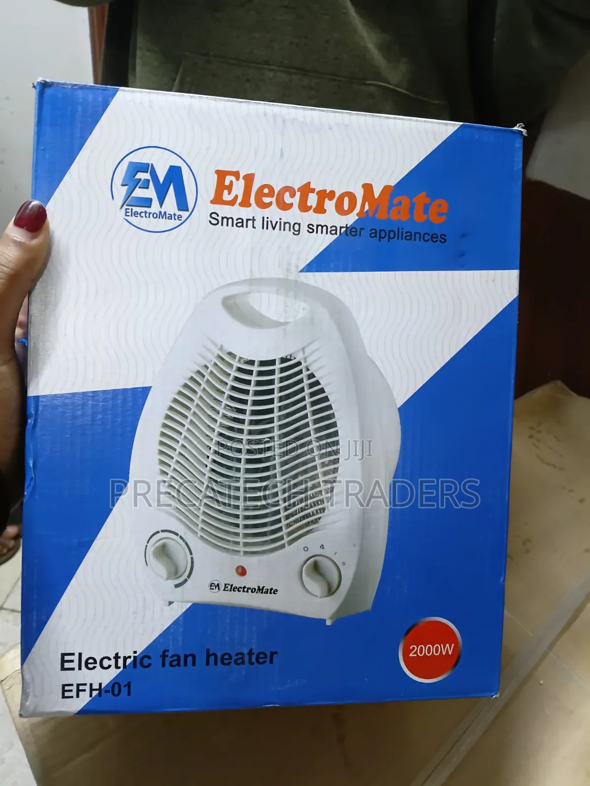 ElectroMate 2000W Room Heater – Compact Energy Efficient