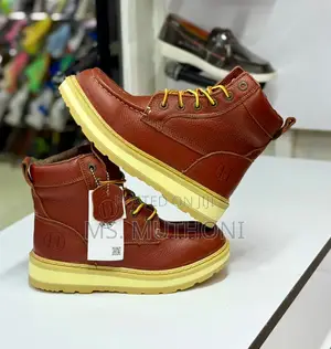 Premium Leather Moc-Toe Work / Streetwear Boots Size 40-46